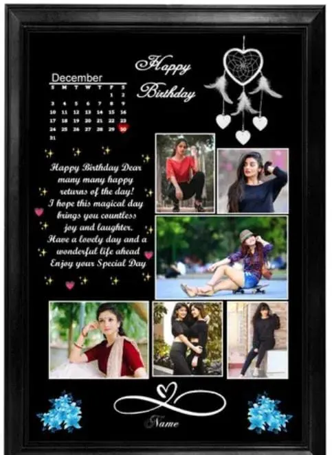 CUSTOMISE BIRTHDAY FREAM